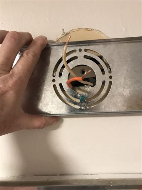 replacing junction box for bathroom light|how to install junction box.